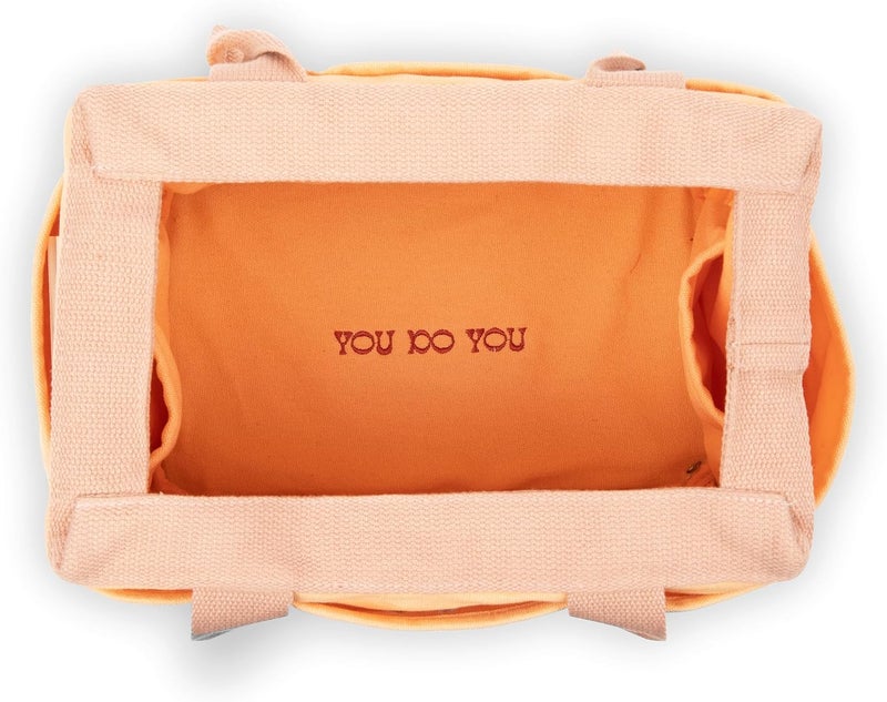 Soolla Studio Bag: Art Supply Storage Organizer & Pottery Tool Bag, Washable Craft Tote, Knitting Yarn, Crochet Projects, 30 Pockets, 15+ Canvas Colors, Artist Gift for Adults (Creamsicle Crush) - Image 5